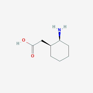 2-[(1S,2S)-2-Aminocyclohexyl]acetic acid