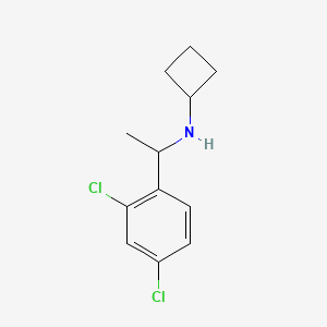 N-[1-(2,4-dichlorophenyl)ethyl]cyclobutanamine