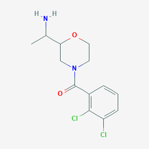 1-[4-(2,3-Dichlorobenzoyl)morpholin-2-yl]ethan-1-amine