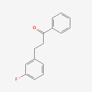 molecular formula C15H13FO B1327597 3-(3-氟苯基)丙酮 CAS No. 898788-63-1