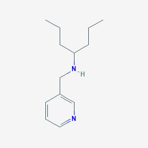 N-(pyridin-3-ylmethyl)heptan-4-amine