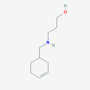 3-[(Cyclohex-3-en-1-ylmethyl)amino]propan-1-ol