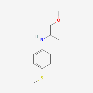 N-(1-Methoxypropan-2-yl)-4-(methylsulfanyl)aniline