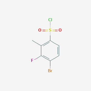 4-Bromo-3-fluoro-2-methylbenzenesulfonyl chloride