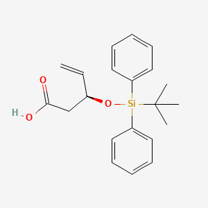 (3S)-3-[(tert-Butyldiphenylsilyl)oxy]pent-4-enoic acid