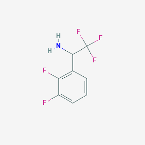 1-(2,3-Difluorophenyl)-2,2,2-trifluoroethan-1-amine