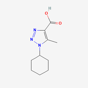 1-cyclohexyl-5-methyl-1H-1,2,3-triazole-4-carboxylic acid