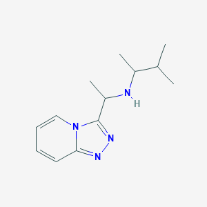 (3-Methylbutan-2-yl)(1-{[1,2,4]triazolo[4,3-a]pyridin-3-yl}ethyl)amine