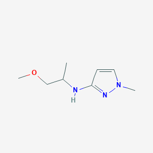 N-(1-methoxypropan-2-yl)-1-methyl-1H-pyrazol-3-amine