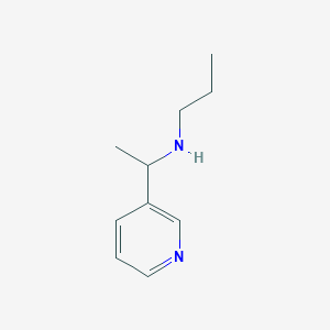 Propyl[1-(pyridin-3-YL)ethyl]amine