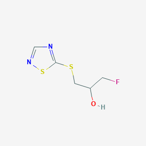 1-Fluoro-3-(1,2,4-thiadiazol-5-ylsulfanyl)propan-2-ol