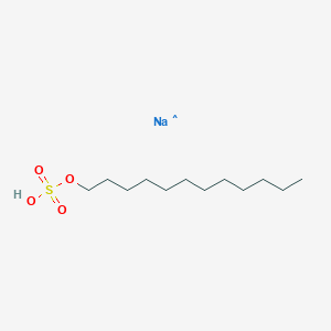 molecular formula C12H26NaO4S B132763 Dodecyl hydrogen sulfate; sodium CAS No. 155614-07-6