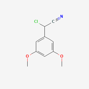 2-Chloro-2-(3,5-dimethoxyphenyl)acetonitrile