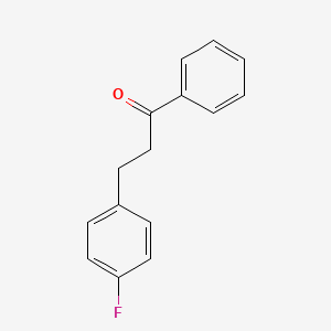 molecular formula C15H13FO B1327640 3-(4-氟苯基)丙基苯酮 CAS No. 41865-46-7