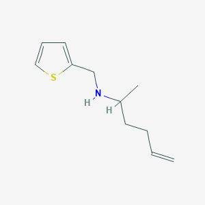 (Hex-5-en-2-yl)(thiophen-2-ylmethyl)amine