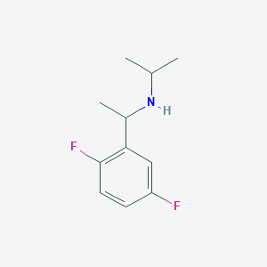 molecular formula C11H15F2N B13276434 [1-(2,5-Difluorophenyl)ethyl](propan-2-yl)amine 