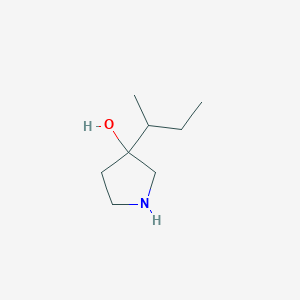 3-(Butan-2-yl)pyrrolidin-3-ol