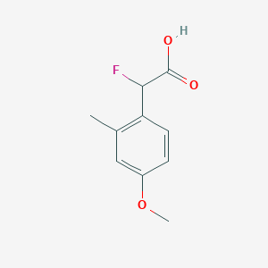 2-Fluoro-2-(4-methoxy-2-methylphenyl)acetic acid