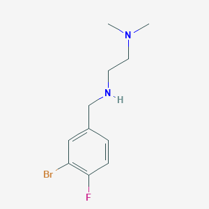 [(3-Bromo-4-fluorophenyl)methyl][2-(dimethylamino)ethyl]amine