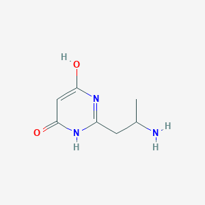 2-(2-Aminopropyl)-6-hydroxy-3,4-dihydropyrimidin-4-one