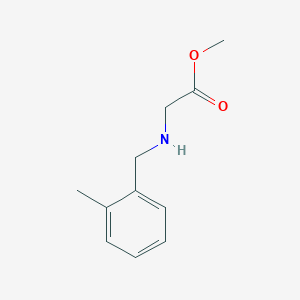 Methyl 2-{[(2-methylphenyl)methyl]amino}acetate