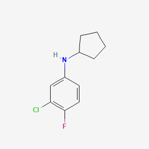 3-chloro-N-cyclopentyl-4-fluoroaniline