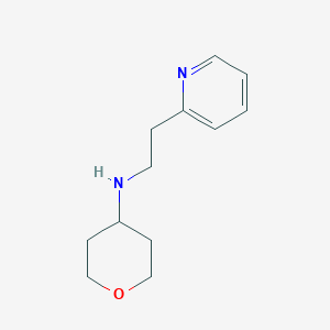 N-[2-(Pyridin-2-yl)ethyl]oxan-4-amine