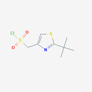 (2-tert-Butyl-1,3-thiazol-4-yl)methanesulfonyl chloride