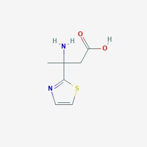 3-Amino-3-(1,3-thiazol-2-yl)butanoic acid