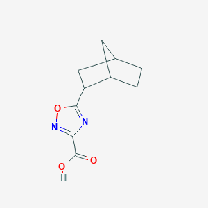 5-(Bicyclo[2.2.1]heptan-2-YL)-1,2,4-oxadiazole-3-carboxylic acid