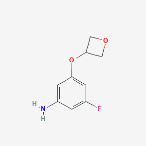 3-Fluoro-5-(oxetan-3-yloxy)aniline