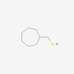 molecular formula C8H16S B13276762 Cycloheptylmethanethiol 