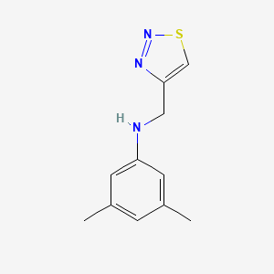 3,5-Dimethyl-N-(1,2,3-thiadiazol-4-ylmethyl)aniline