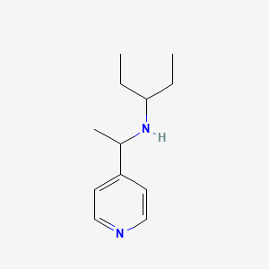 (Pentan-3-yl)[1-(pyridin-4-yl)ethyl]amine