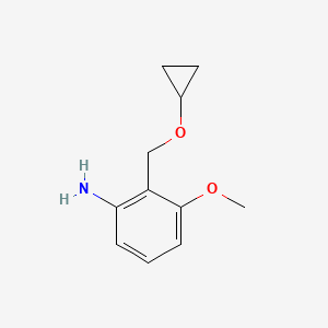 2-(Cyclopropoxymethyl)-3-methoxyaniline