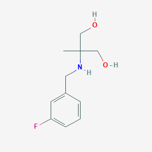 2-{[(3-Fluorophenyl)methyl]amino}-2-methylpropane-1,3-diol