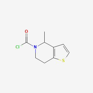 4-methyl-4H,5H,6H,7H-thieno[3,2-c]pyridine-5-carbonyl chloride