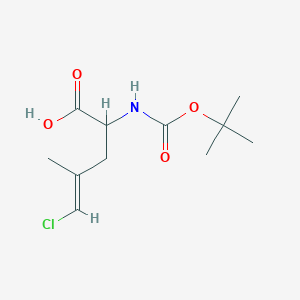 2-{[(Tert-butoxy)carbonyl]amino}-5-chloro-4-methylpent-4-enoic acid