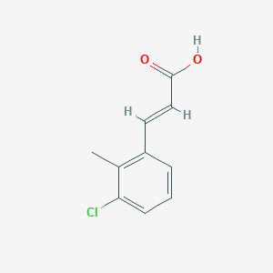 (2E)-3-(3-Chloro-2-methylphenyl)prop-2-enoic acid