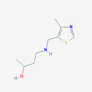 4-{[(4-Methyl-1,3-thiazol-5-yl)methyl]amino}butan-2-ol