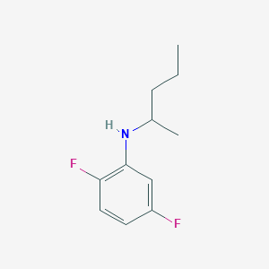 molecular formula C11H15F2N B13277179 2,5-difluoro-N-(pentan-2-yl)aniline 