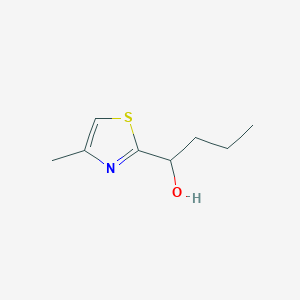 1-(4-Methyl-1,3-thiazol-2-yl)butan-1-ol