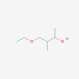 molecular formula C7H16O2 B13277197 4-Ethoxy-3-methylbutan-2-ol 