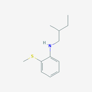 N-(2-Methylbutyl)-2-(methylsulfanyl)aniline