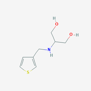 2-[(Thiophen-3-ylmethyl)amino]propane-1,3-diol