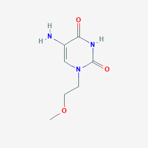 5-Amino-1-(2-methoxyethyl)-1,2,3,4-tetrahydropyrimidine-2,4-dione