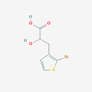 3-(2-Bromothiophen-3-yl)-2-hydroxypropanoic acid