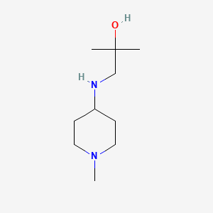 2-Methyl-1-[(1-methylpiperidin-4-yl)amino]propan-2-ol