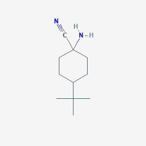 1-Amino-4-tert-butylcyclohexane-1-carbonitrile