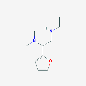 [2-(Dimethylamino)-2-(furan-2-yl)ethyl](ethyl)amine